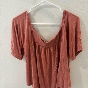American Eagle off the shoulder top.